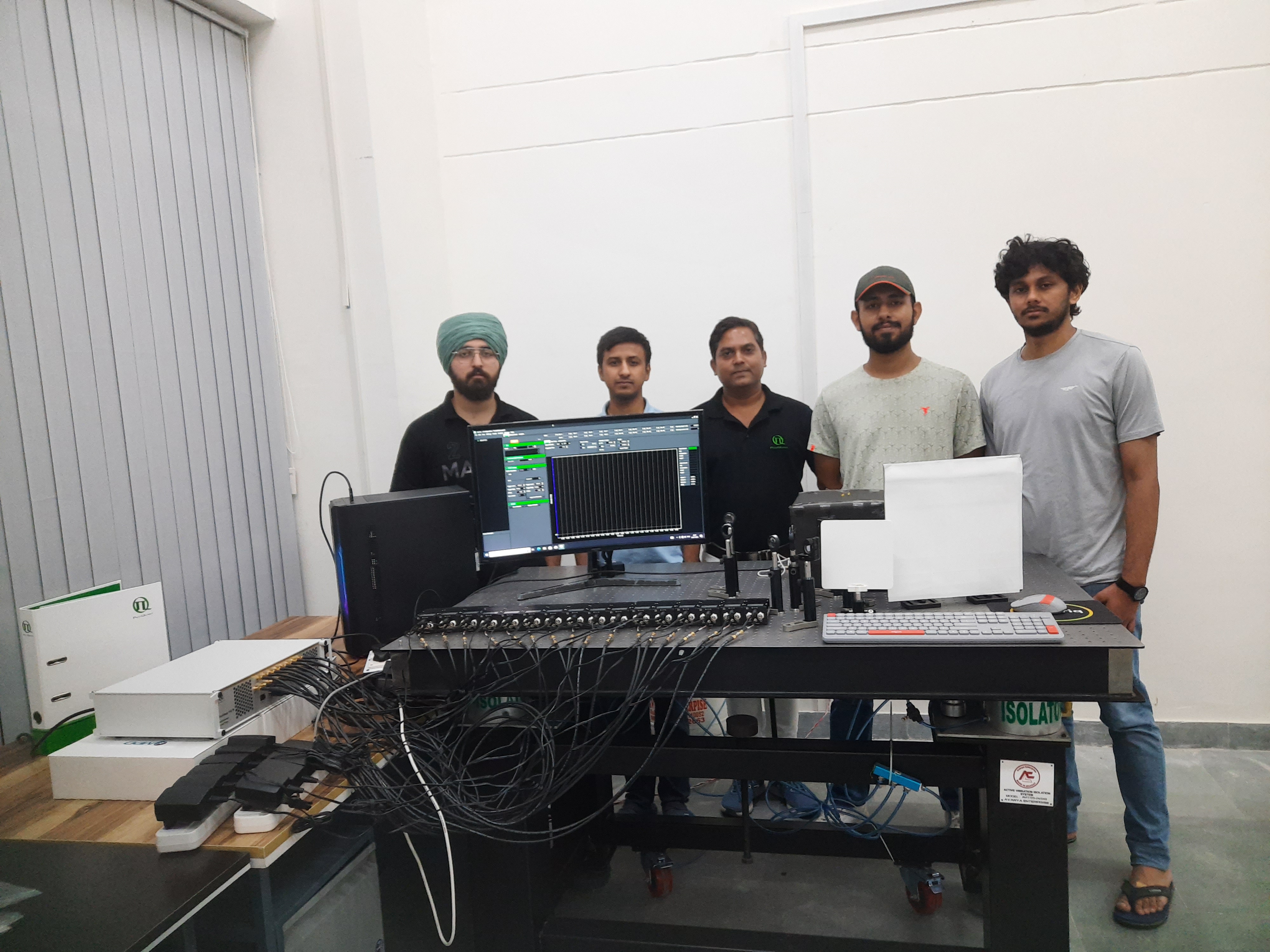 Setting up the Co-Incidence Counter facility at CQST