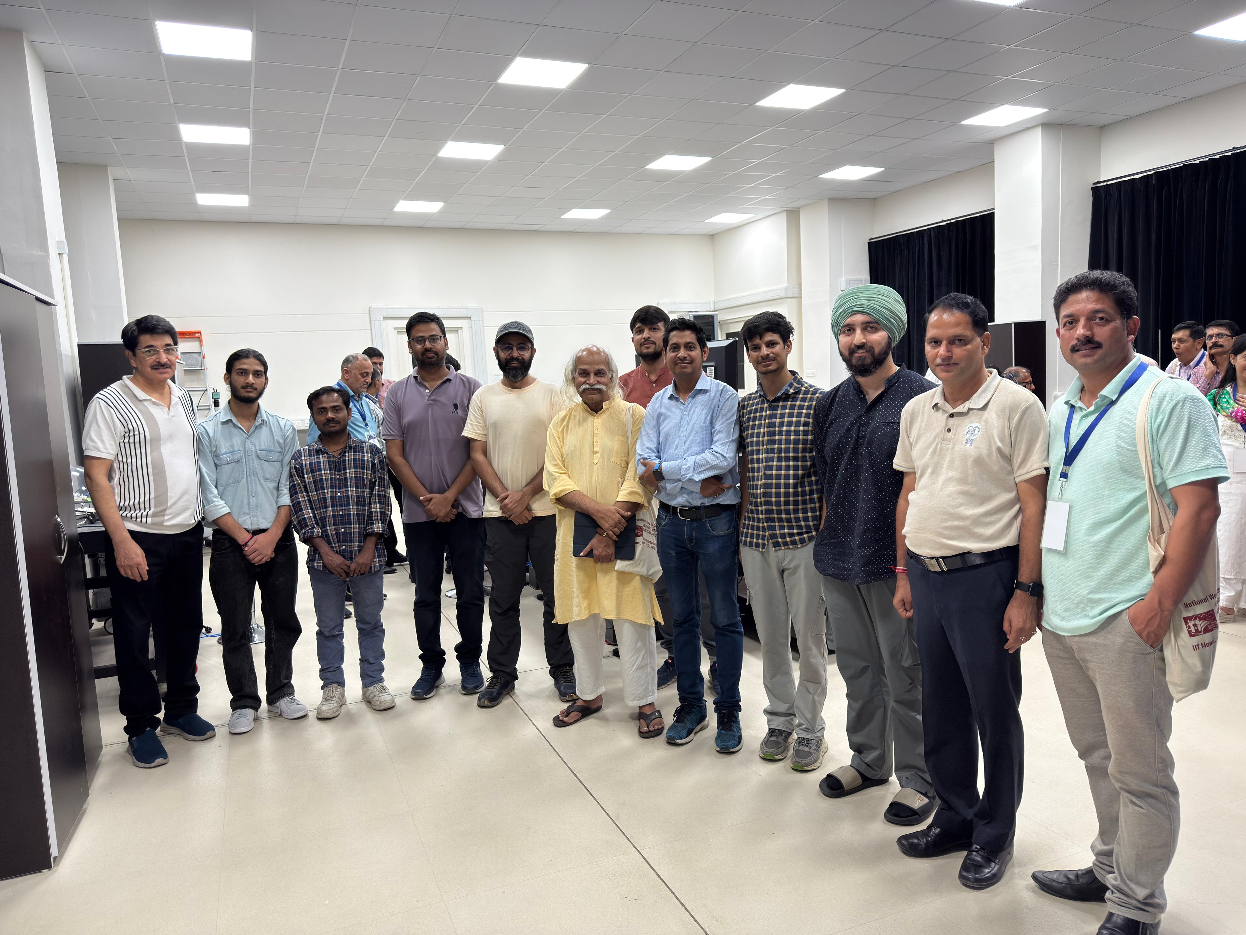 Group photo of visitors